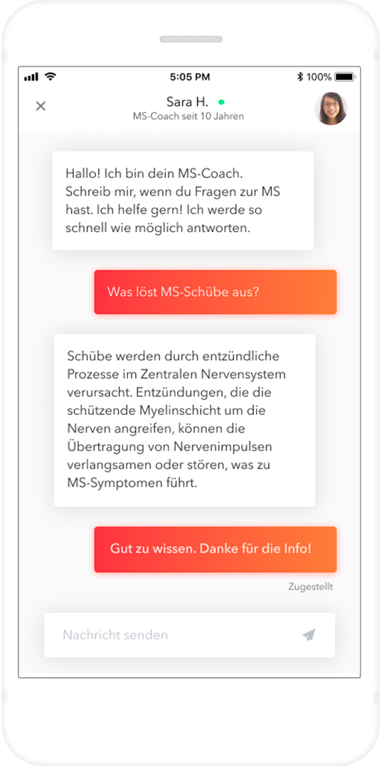 Cleo, die neue App, die Menschen im Leben mit MS unterstützt Index